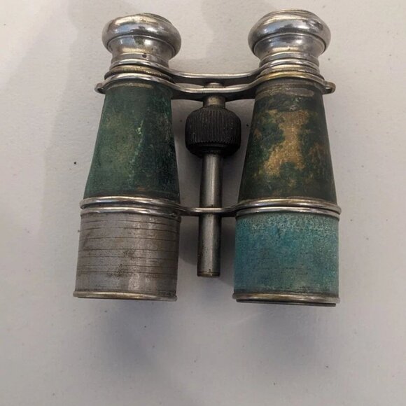 Vintage WORLD WAR II Army Binoculars CANADA Brass Military Spec Antique - Picture 10 of 12